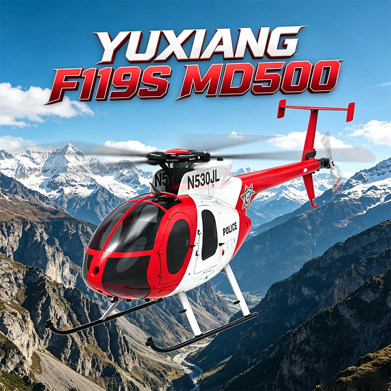Rc Helicopter Single Rotor - YXZNRC F119S Remote Control Helicopter Md500