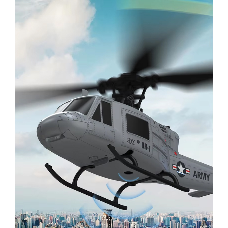 KOOTAI F06 UH-1 Huey 2.4G 4CH  - Rc Helicopter Large ulasan dan harga
