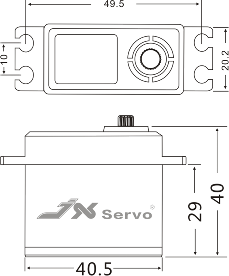 JX Servo CLS-6322HV 22KG High  - Rc Helicopter Servo ulasan dan harga