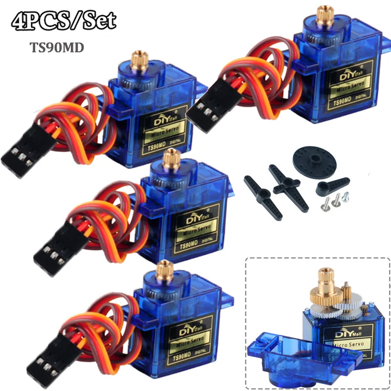 4Pcs TS90MD Micro Digital Serv - Rc Helicopter Parts ulasan dan harga