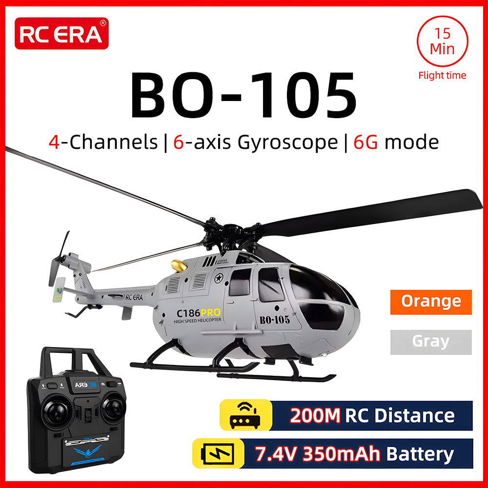 RC ERA BO-105 Helicopter 1:48  - Rc Helicopter Gyro ulasan dan harga