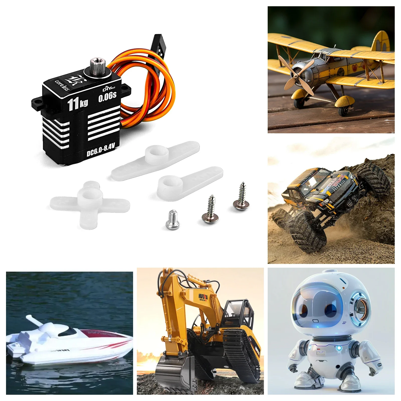 H-11 11KG Micro Digital Servo  - Rc Helicopter Servo ulasan dan harga
