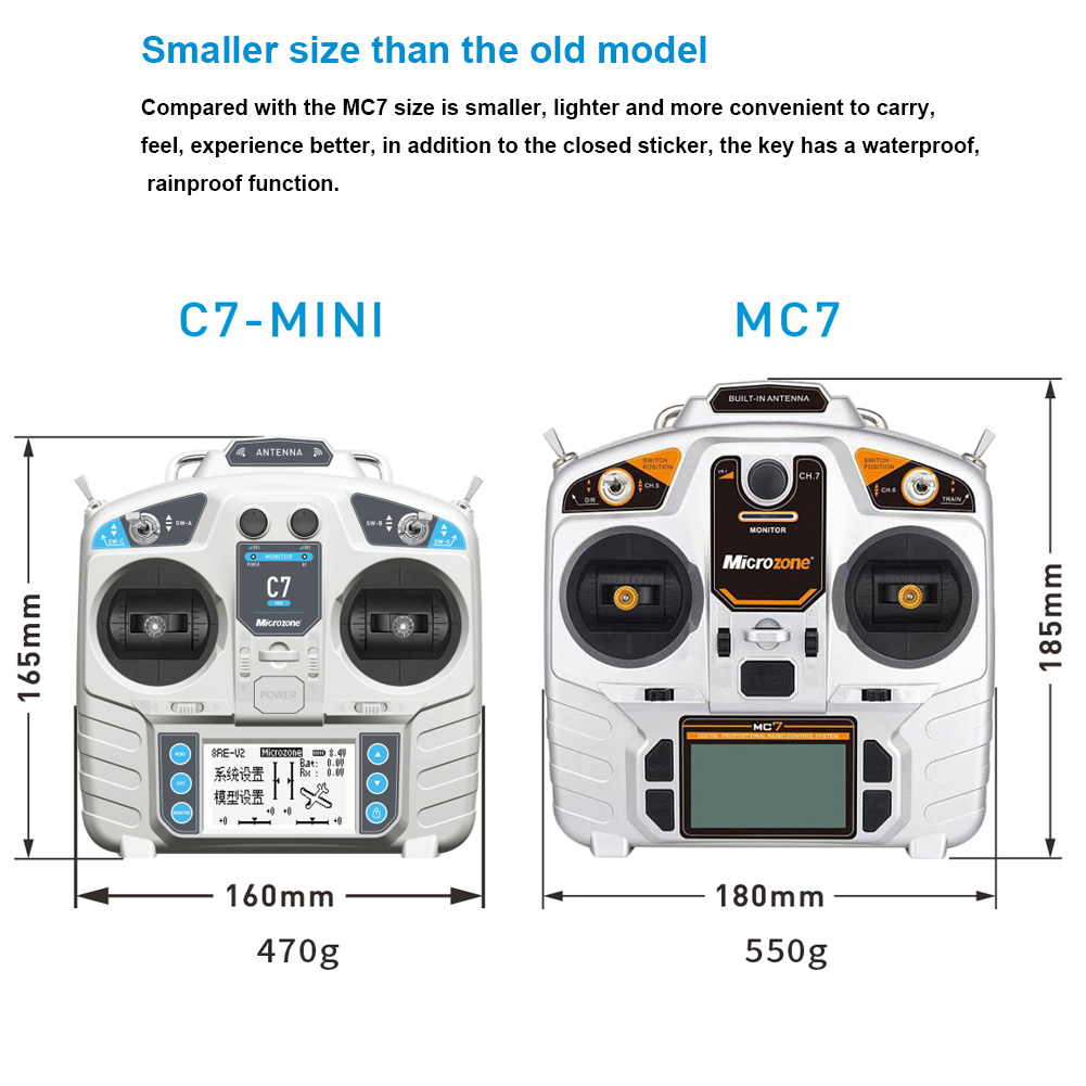 MicroZone MC7 Controller C7 MI - Rc Helicopter Mini ulasan dan harga