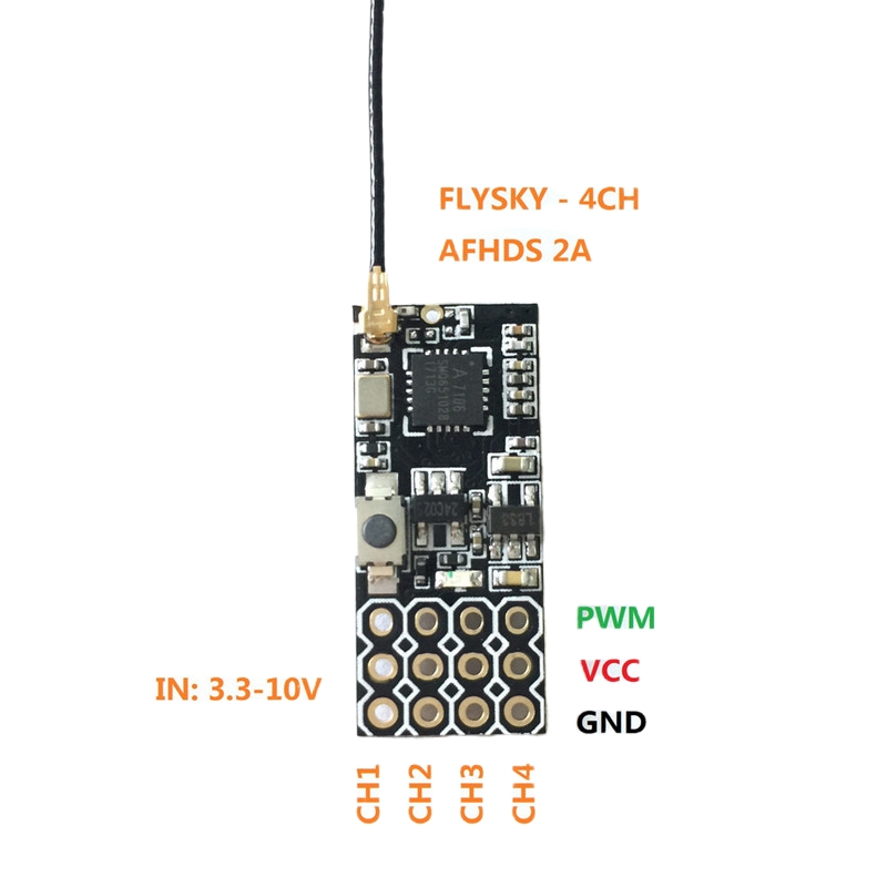 Flysky FS2A Mini Receiver 4CH  - Rc Helicopter Mini ulasan dan harga