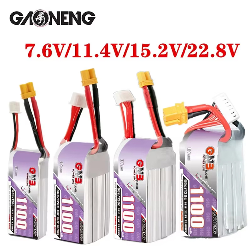 GNB 1100mAh 2S 3S 4S 6S 60C/12 - Rc Helicopter Parts ulasan dan harga