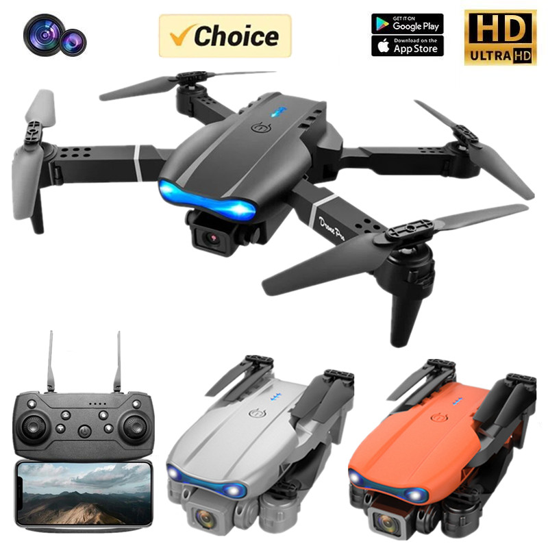 New Mini drone E99 4K WIFI HD  - Rc Helicopter Gas ulasan dan harga