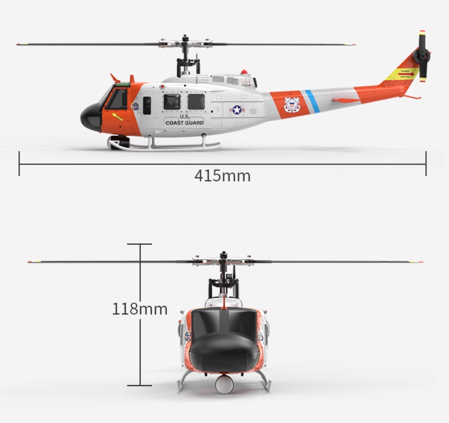 YUXIANG F07S Battery UH-1 RC H - Rc Helicopter Coaxial ulasan dan harga